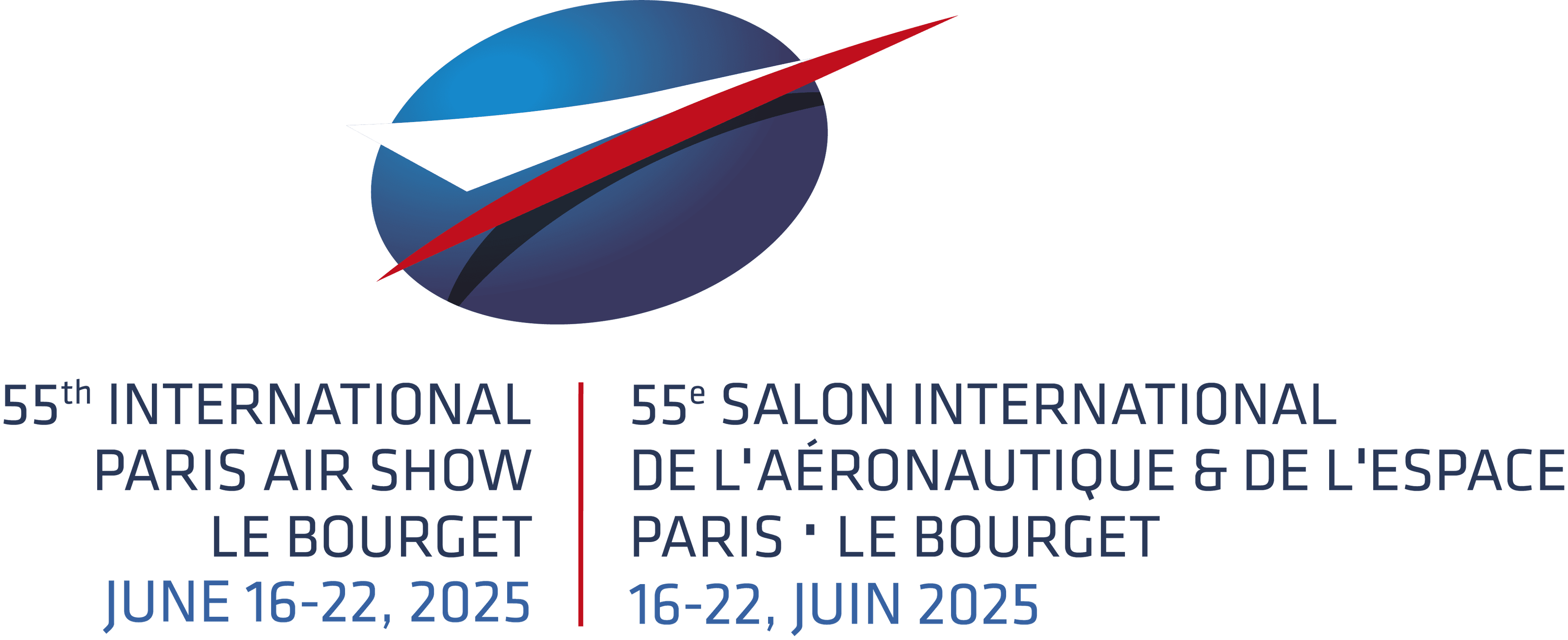 Affiche promotionnelle pour l'événement Salon du Bourget 2025